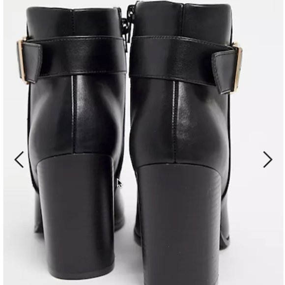 ASOS DESIGN Retreat heeled ankle boots in black - Picture 3 of 4
